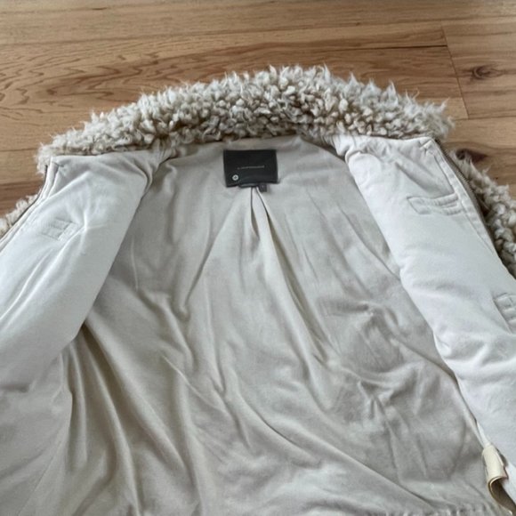 Anthropologie Brenna Faux Fur Coat M - Picture 7 of 12